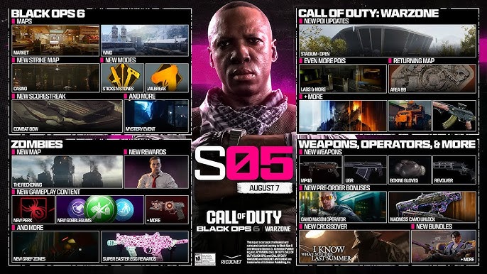 Black Ops 6 Season 5 chega em agosto com novos conteúdos e retorno de clássicos