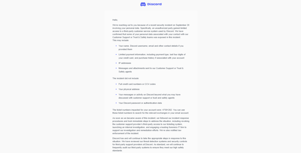 Discord Confirma Vazamento: Sua Conversa com o Suporte Virou Loot Raro Image