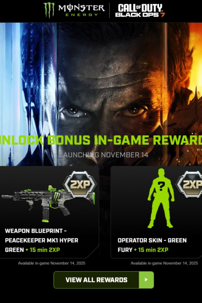 A Parceria Mais Inesperada do Gaming Está de Volta: Como a Monster Energy Vai Te Fazer Grindar 40 Horas em Black Ops 7
